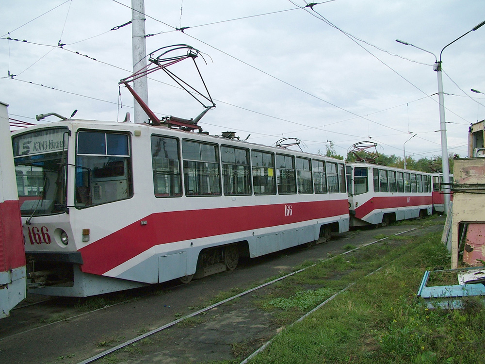 Кемерово, 71-608КМ № 166; Кемерово — Трамвайные парки