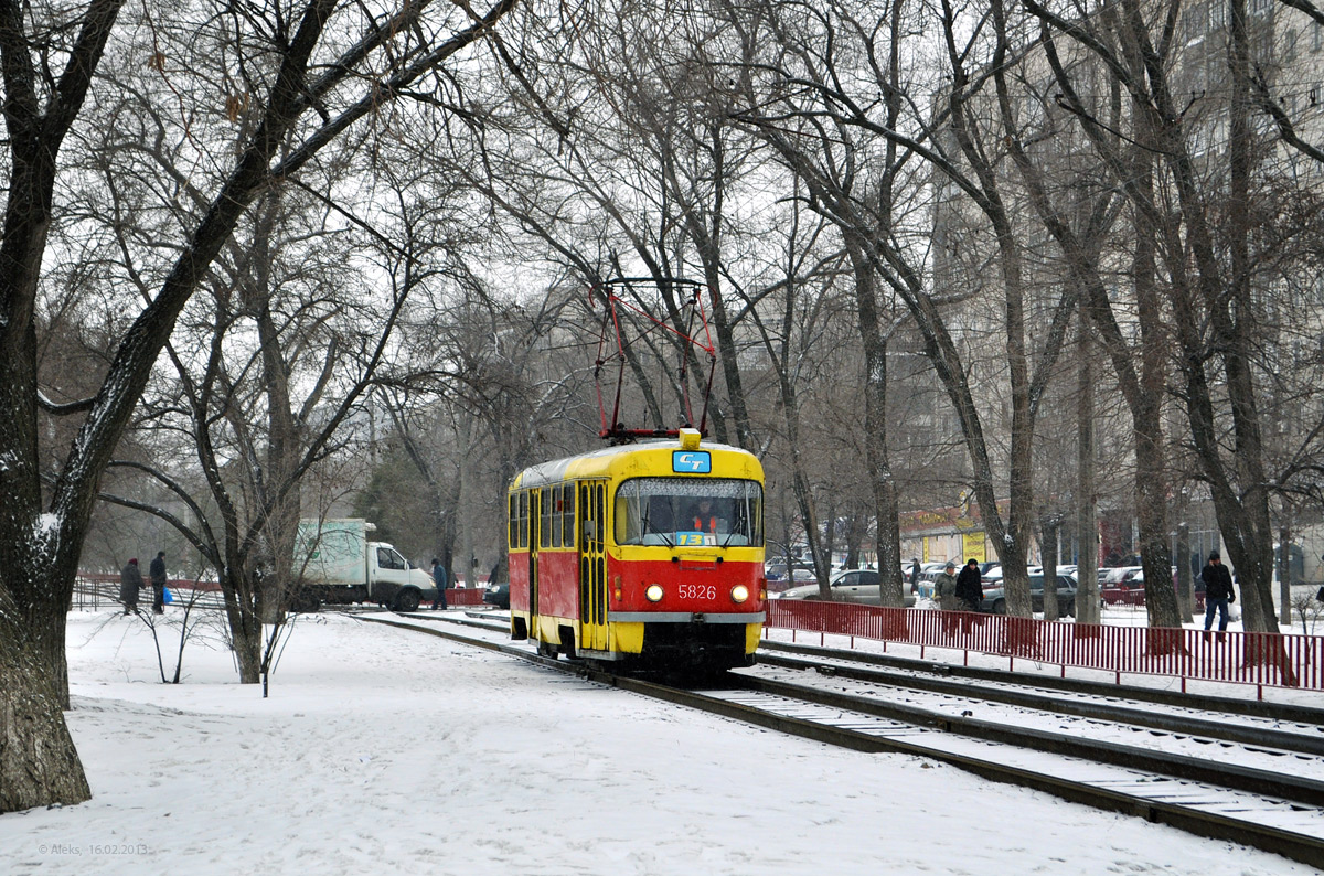 Волгоград, Tatra T3SU № 5826