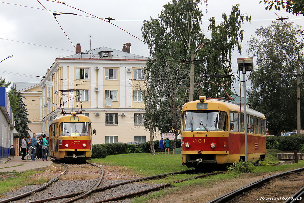 Орёл, Tatra T3SU № 077; Орёл, Tatra T3SU № 081