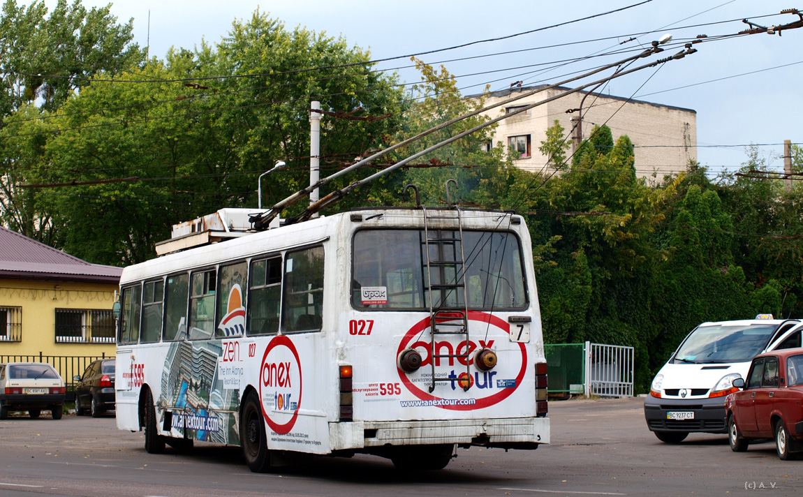 Львов, ЛАЗ-52522 № 027