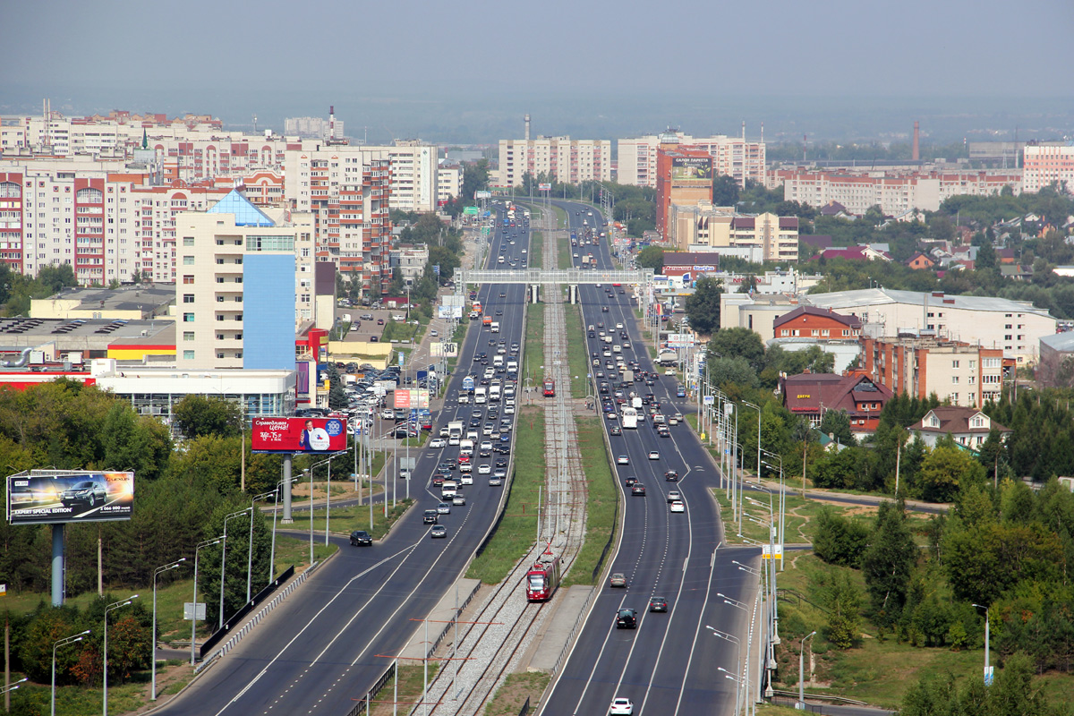 Казань — Большое трамвайное кольцо; Казань — Линии ГЭТ [4] — Восток; Казань — Электротранспорт с высоты