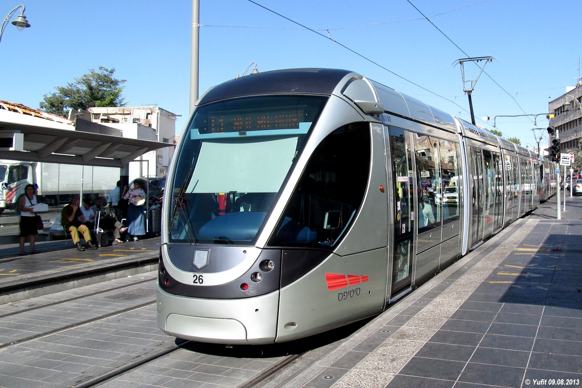 Иерусалим, Alstom Citadis 302 № 26