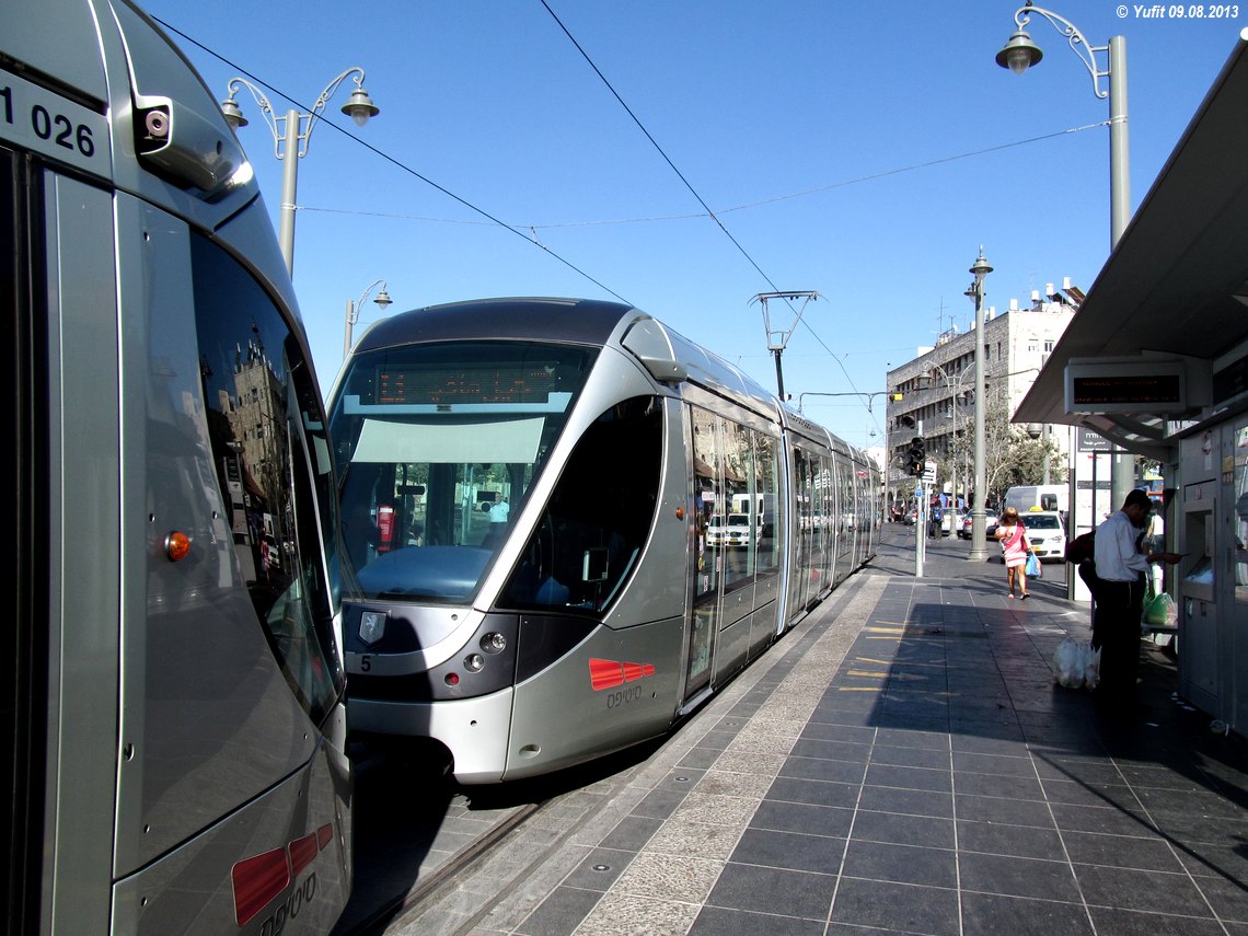Иерусалим, Alstom Citadis 302 № 05