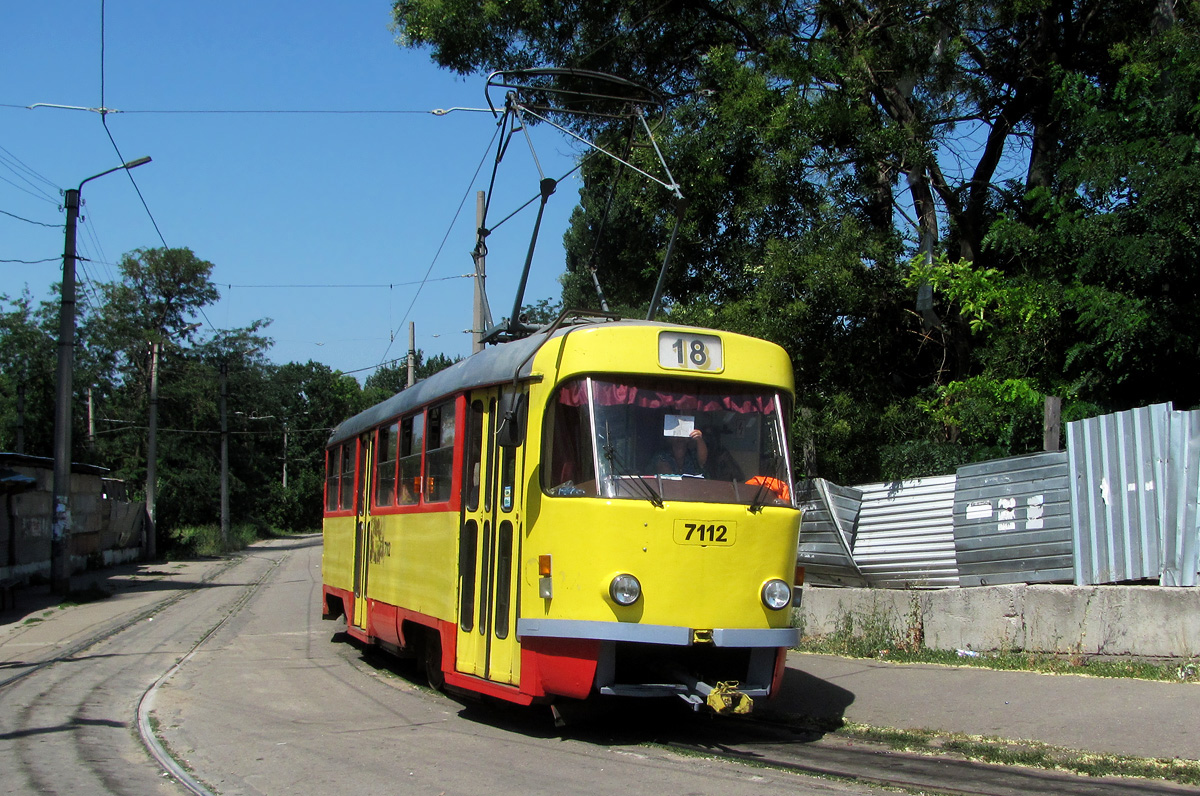 Одесса, Tatra T3SU № 7112