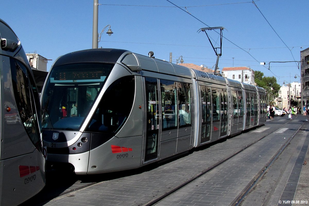 Иерусалим, Alstom Citadis 302 № 21