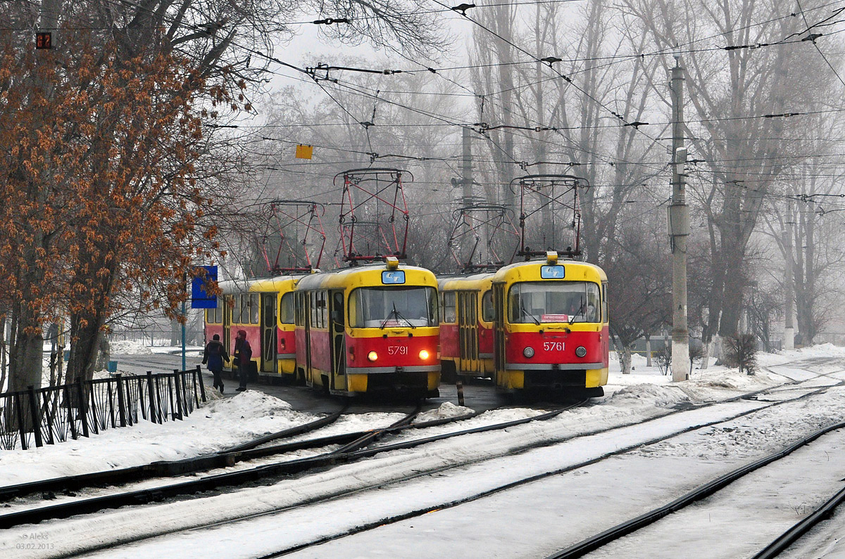 Волгоград, Tatra T3SU № 5791; Волгоград, Tatra T3SU № 5792; Волгоград, Tatra T3SU № 5761; Волгоград, Tatra T3SU № 5762