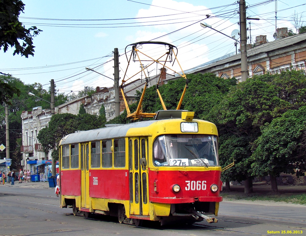 Харьков, Tatra T3SU № 3066