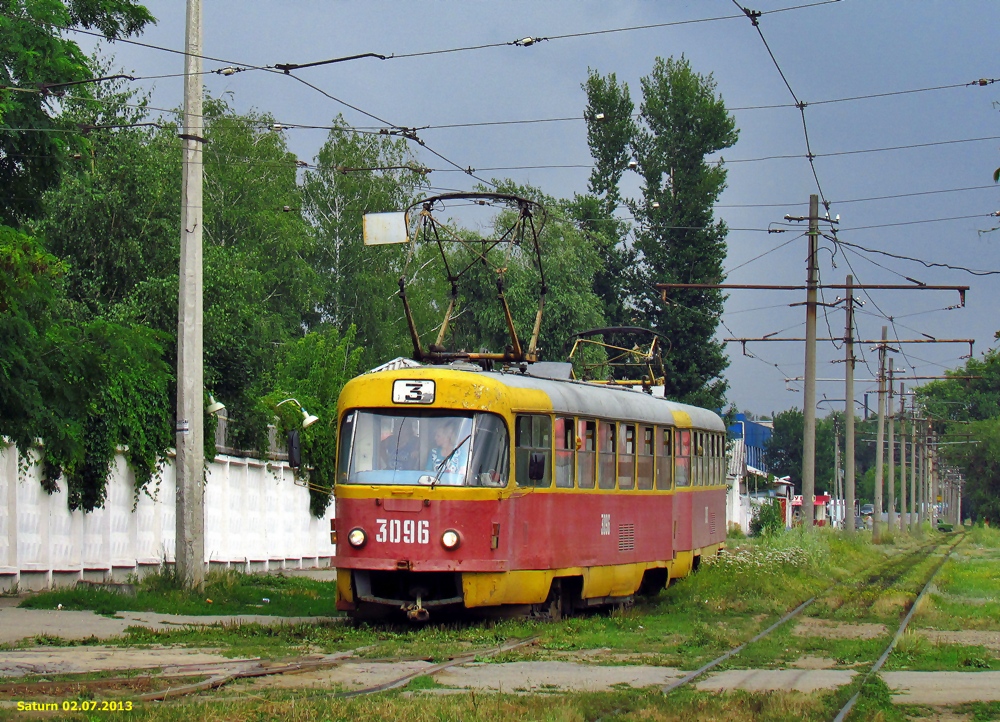Харьков, Tatra T3SU № 3096