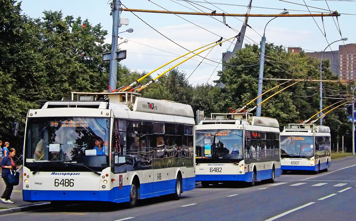 Москва, Тролза-5265.00 «Мегаполис» № 6486 Москва, Тролза-5265.00 «Мегаполис» № 6486