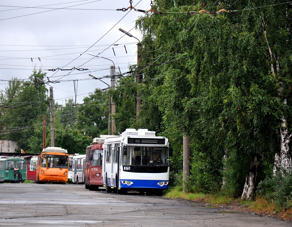 Петразаводск, ЗиУ-682Г-016.02 (обр. 2013) № 375; Петразаводск — Новые троллейбусы