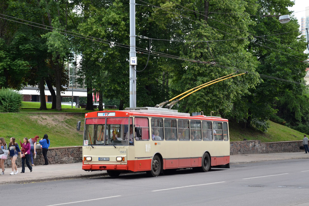 Vilnius, Škoda 14Tr11/6 č. 1563 Vilnius, Škoda 14Tr11/6 č. 1563