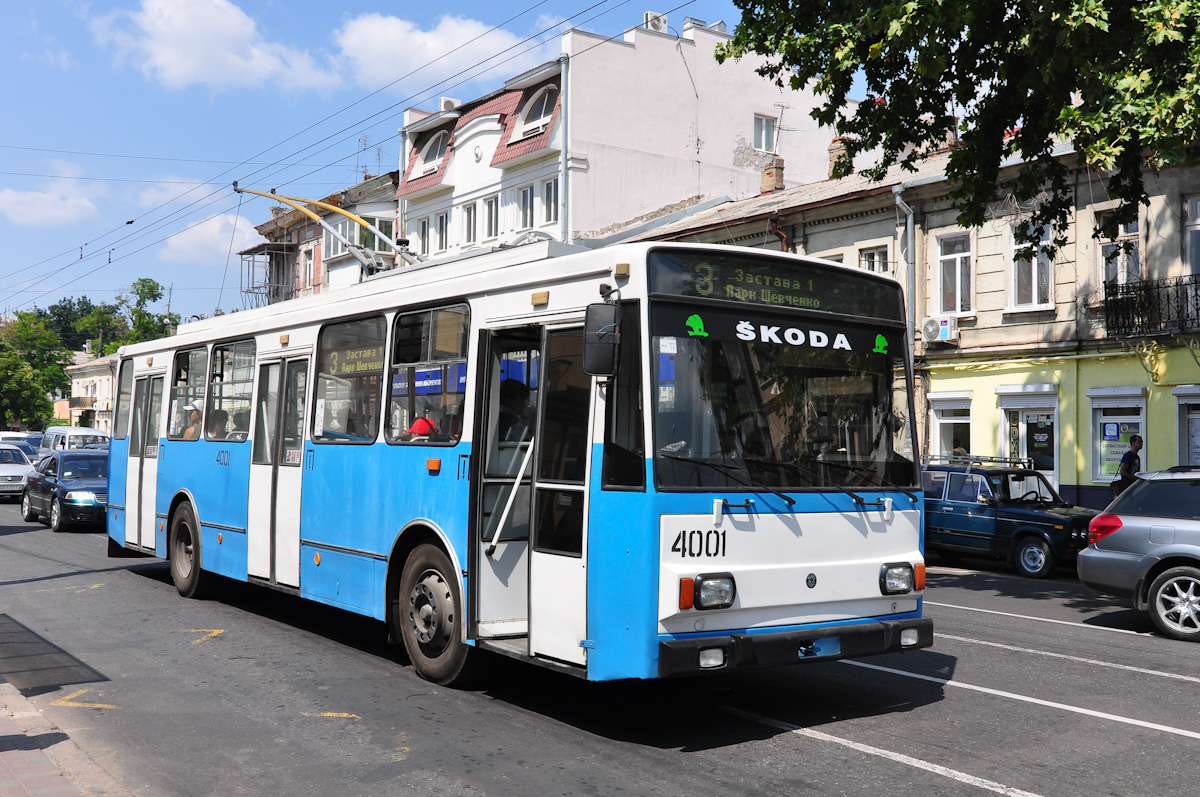 Одесса, Škoda 14Tr17/6M № 4001