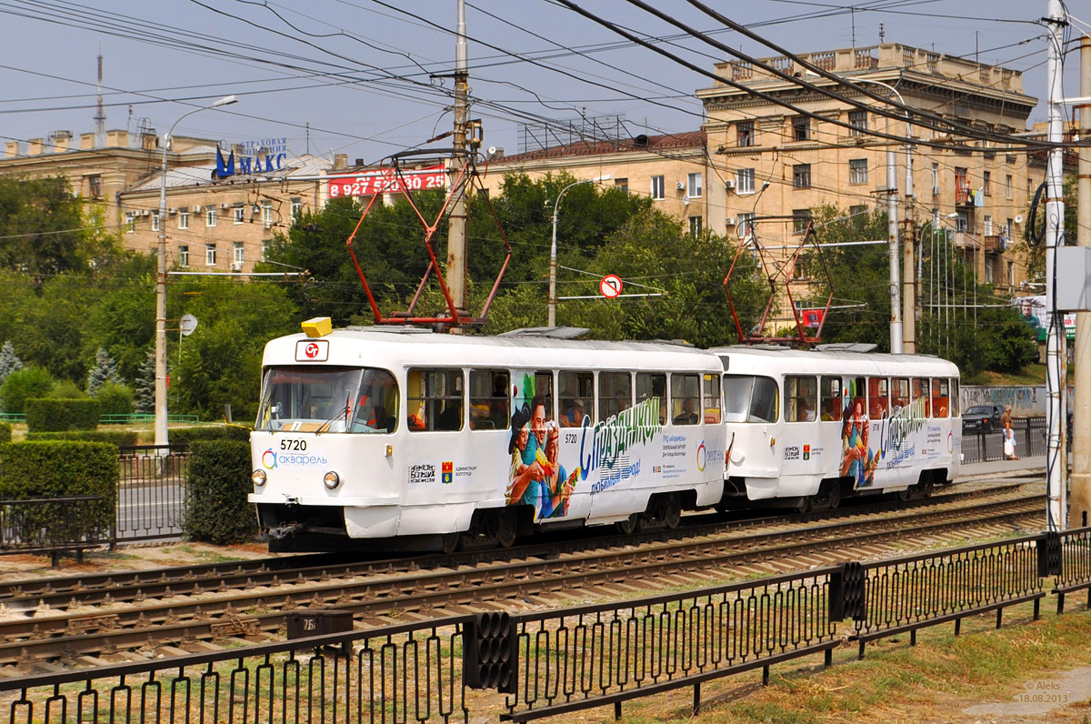 Волгоград, Tatra T3SU № 5720; Волгоград, Tatra T3SU № 5718