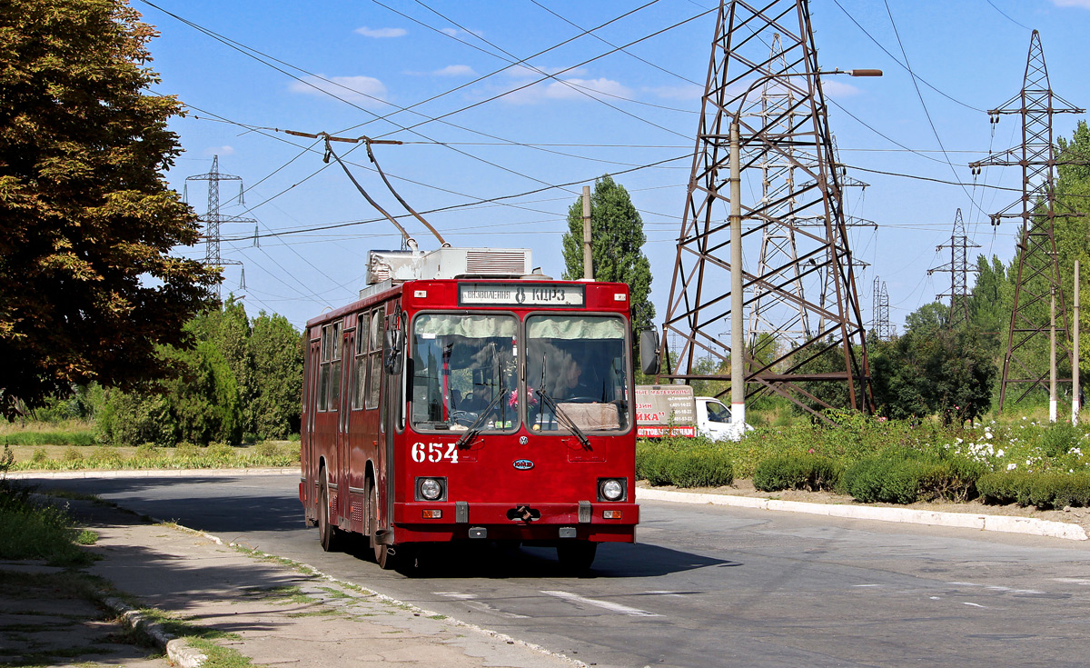 Kryvyj Rihas, YMZ Т2 mod. 7 nr. 654