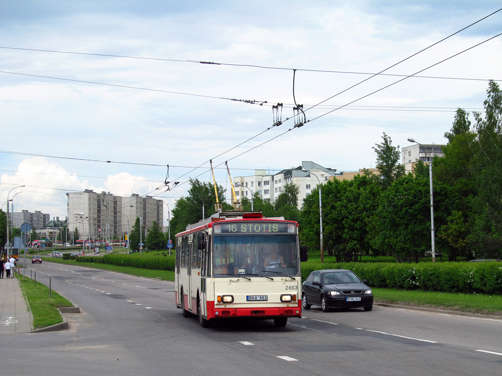 Вильнюс, Škoda 14Tr17/6M № 2663
