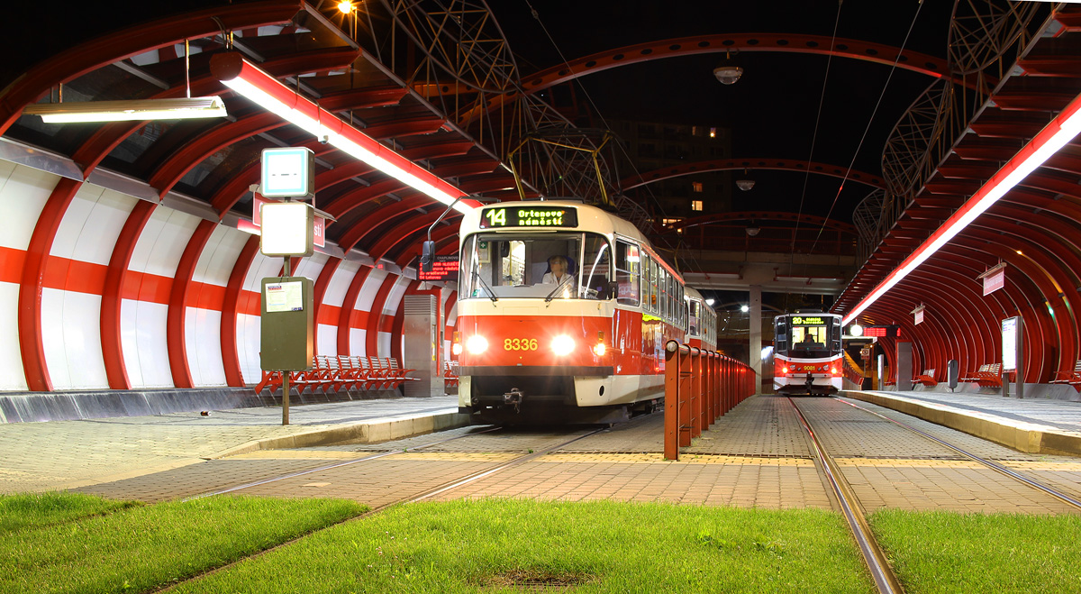 Прага, Tatra T3R.P № 8336