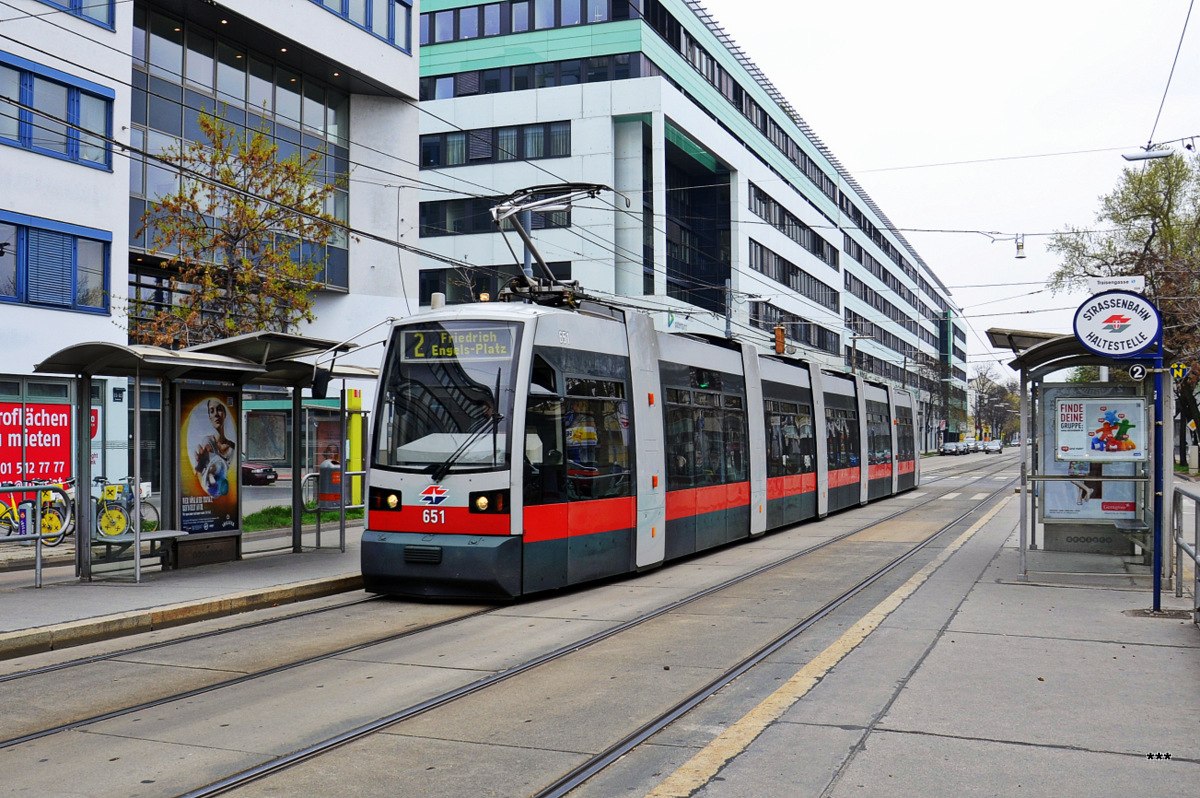Вена, Siemens ULF-B № 651 Вена, Siemens ULF-B № 651