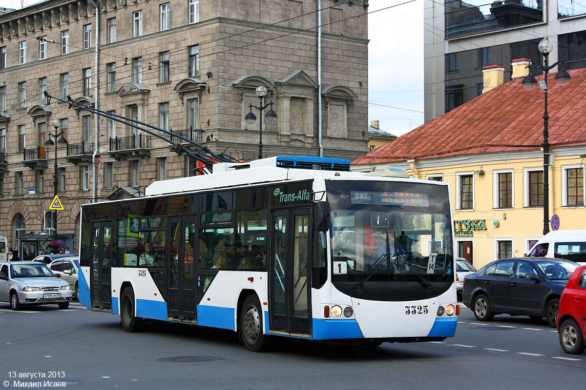 Санкт-Петербург, ВМЗ-5298.01 «Авангард» № 3325