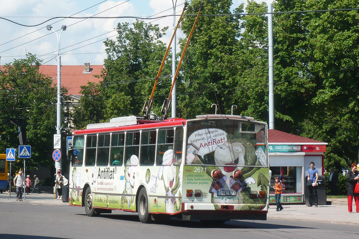 Вильнюс, Škoda 14Tr17/6M № 2671