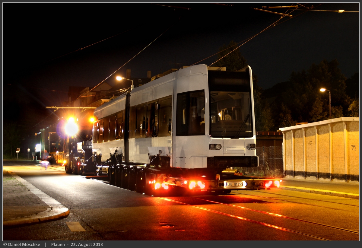 Плауэн, Bombardier NGT6 PSB № 301; Баутцен — Перевозки трамвайных вагонов Плауэн, Bombardier NGT6 PSB № 301; Баутцен — Перевозки трамвайных вагонов