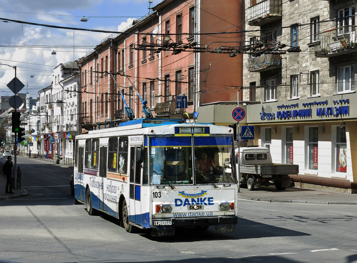 Тернополь, Škoda 14Tr02/6 № 103