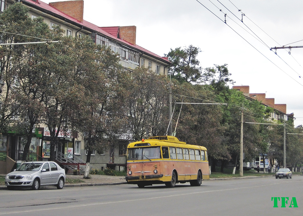 Луцк, Škoda 9Tr19 № 49