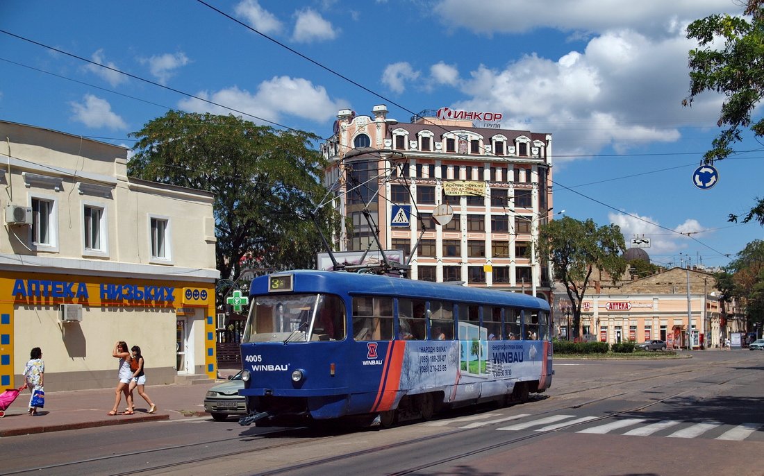 Одесса, Tatra T3R.P № 4005