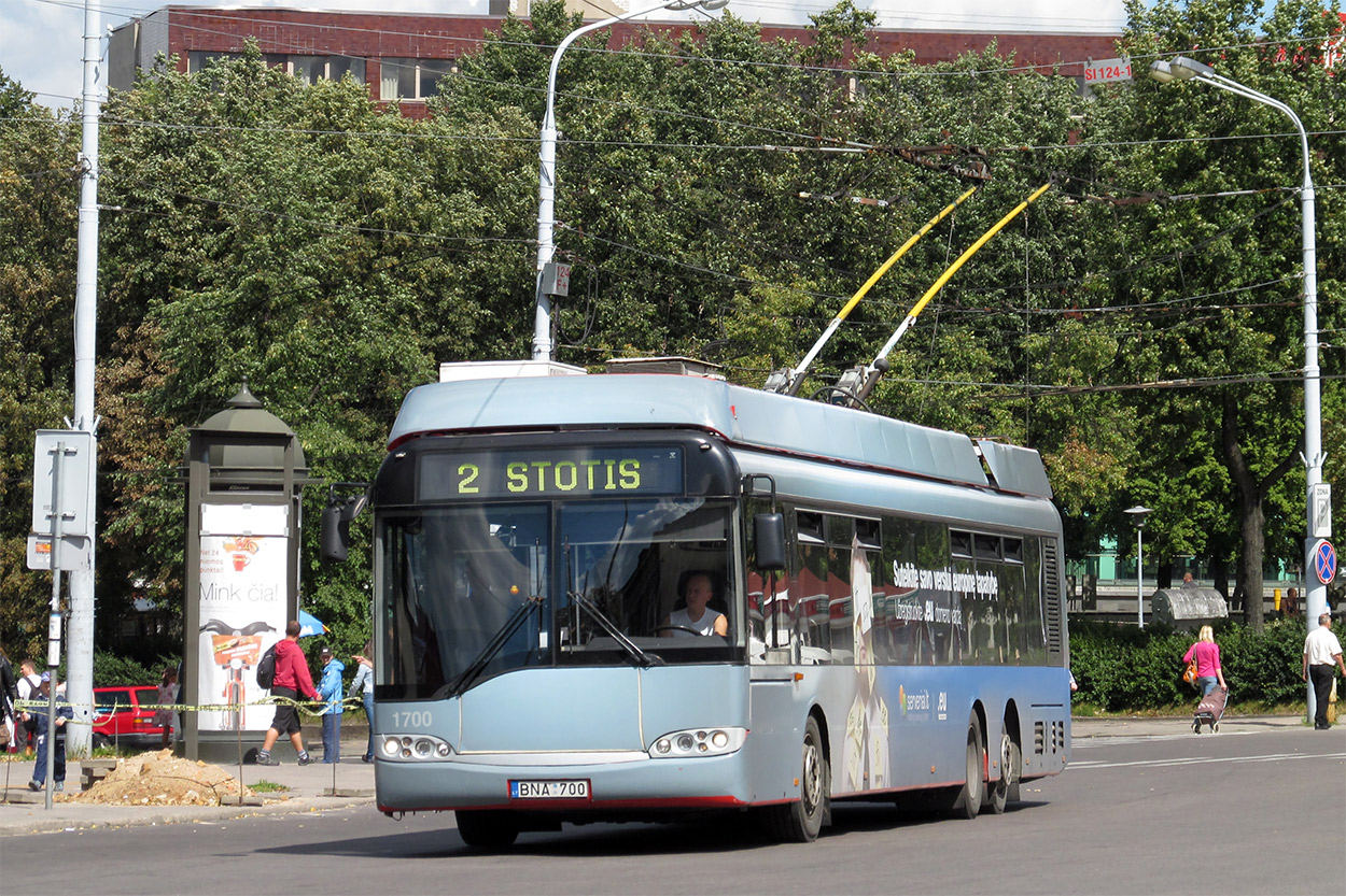 Вильнюс, Solaris Trollino II 15 AC № 1700