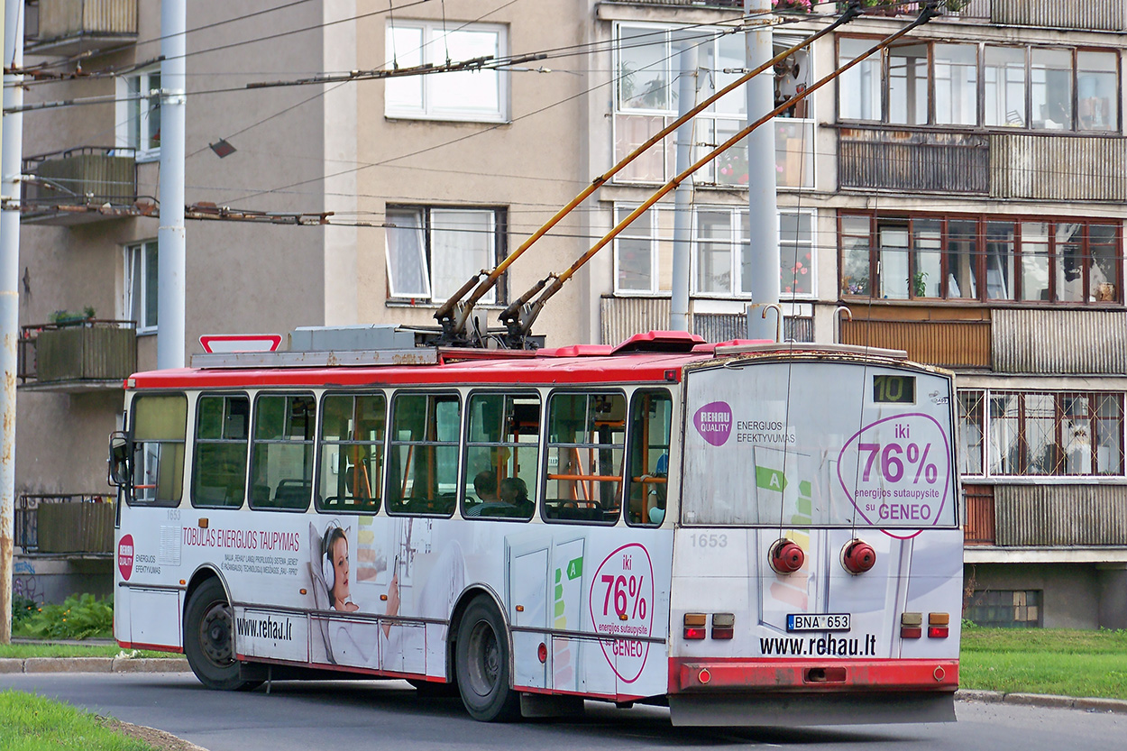 Вильнюс, Škoda 14Tr17/6M № 1653