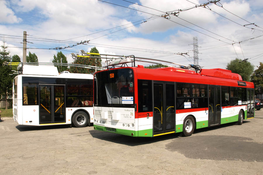 Люблин, Ursus T70116 № 3894; Люблин, Solaris Trollino III 12 M № 3874