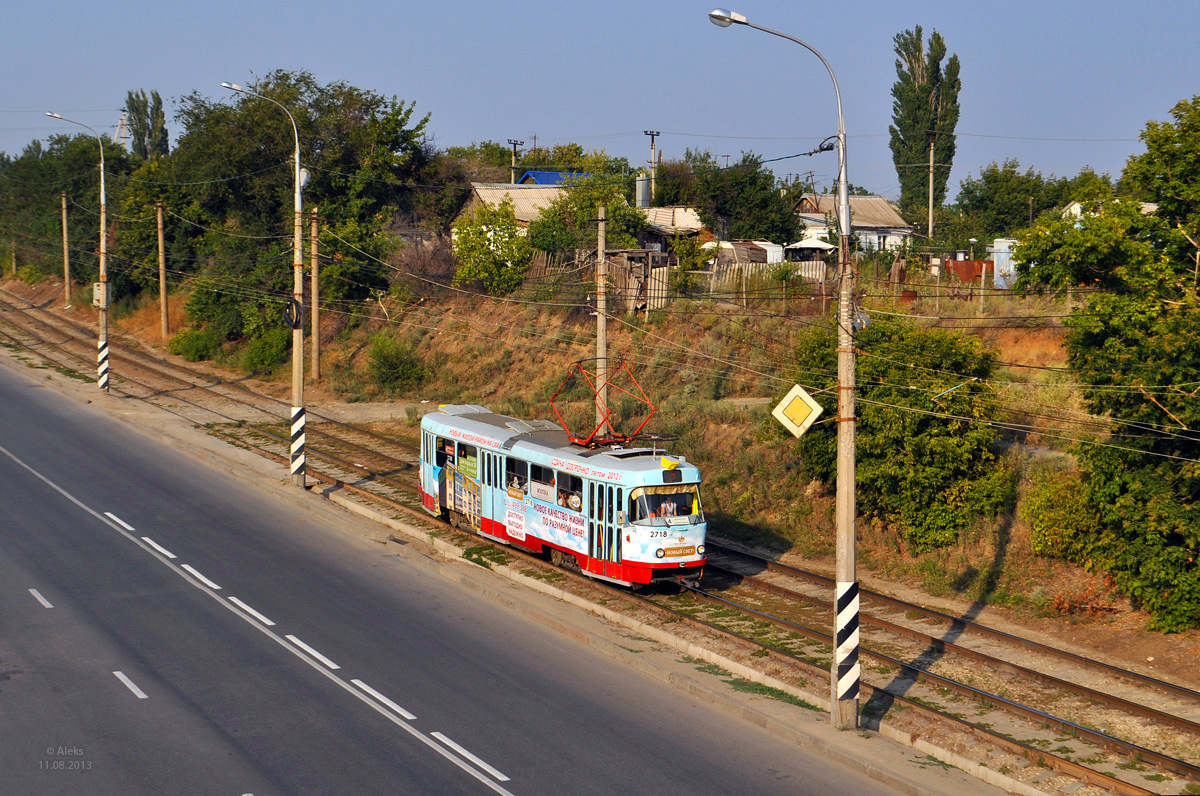 Волгоград, Tatra T3SU № 2718