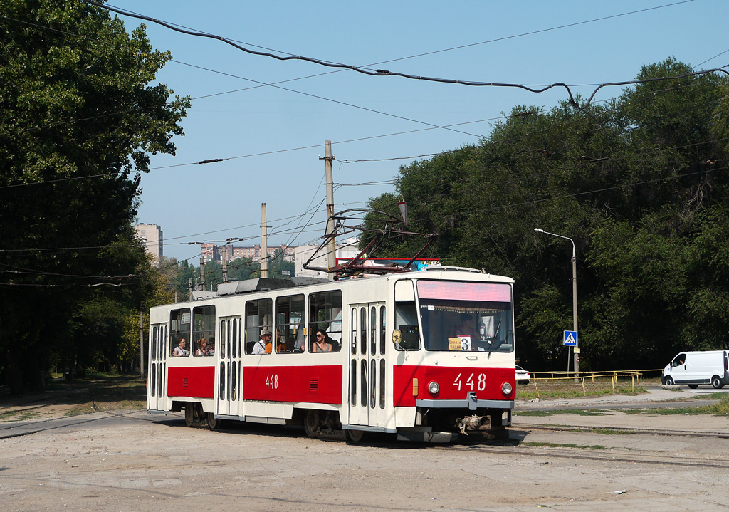 Запорожье, Tatra T6B5SU № 448