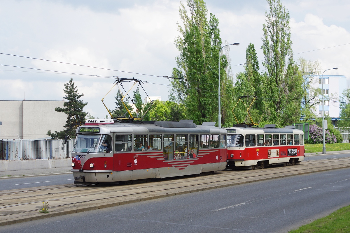 Prague, Tatra T3R.PLF N°. 8277