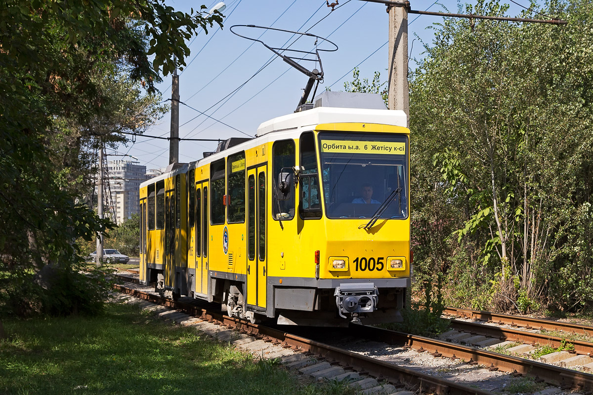 Алматы, Tatra KT4DtM № 1005