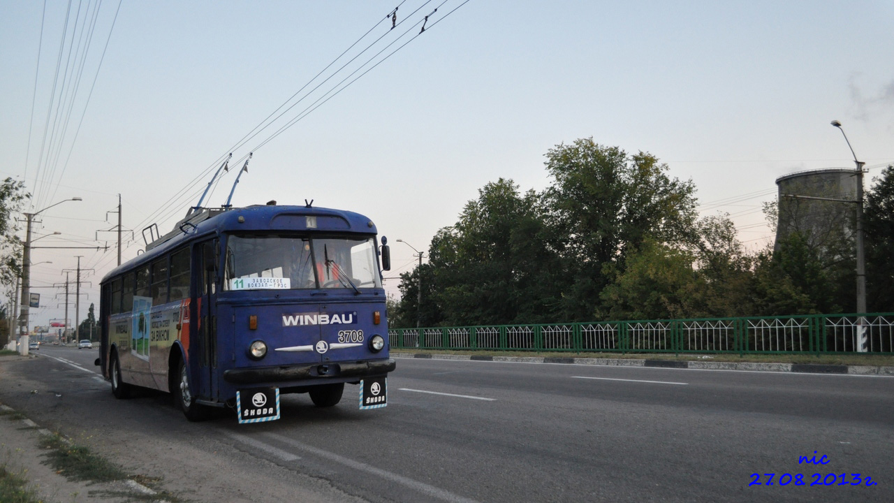 Крымский троллейбус, Škoda 9TrH27 № 3708