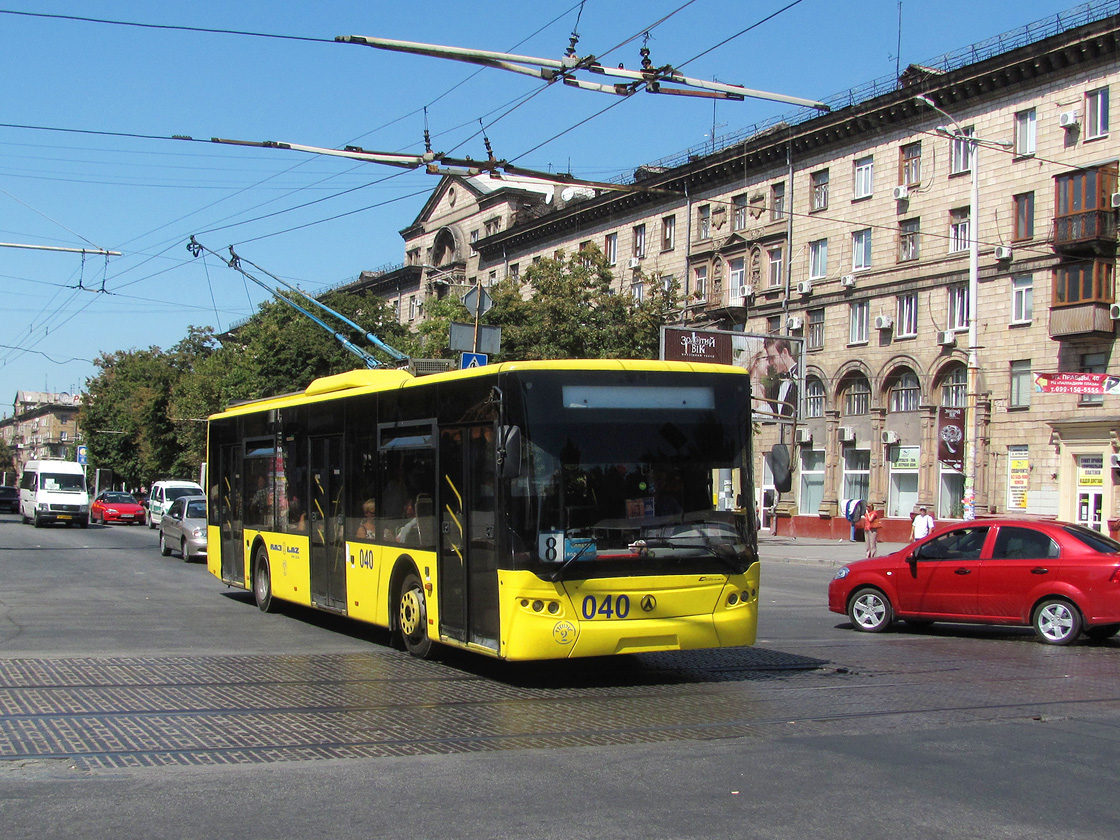 Запорожье, ЛАЗ E183D1 № 040