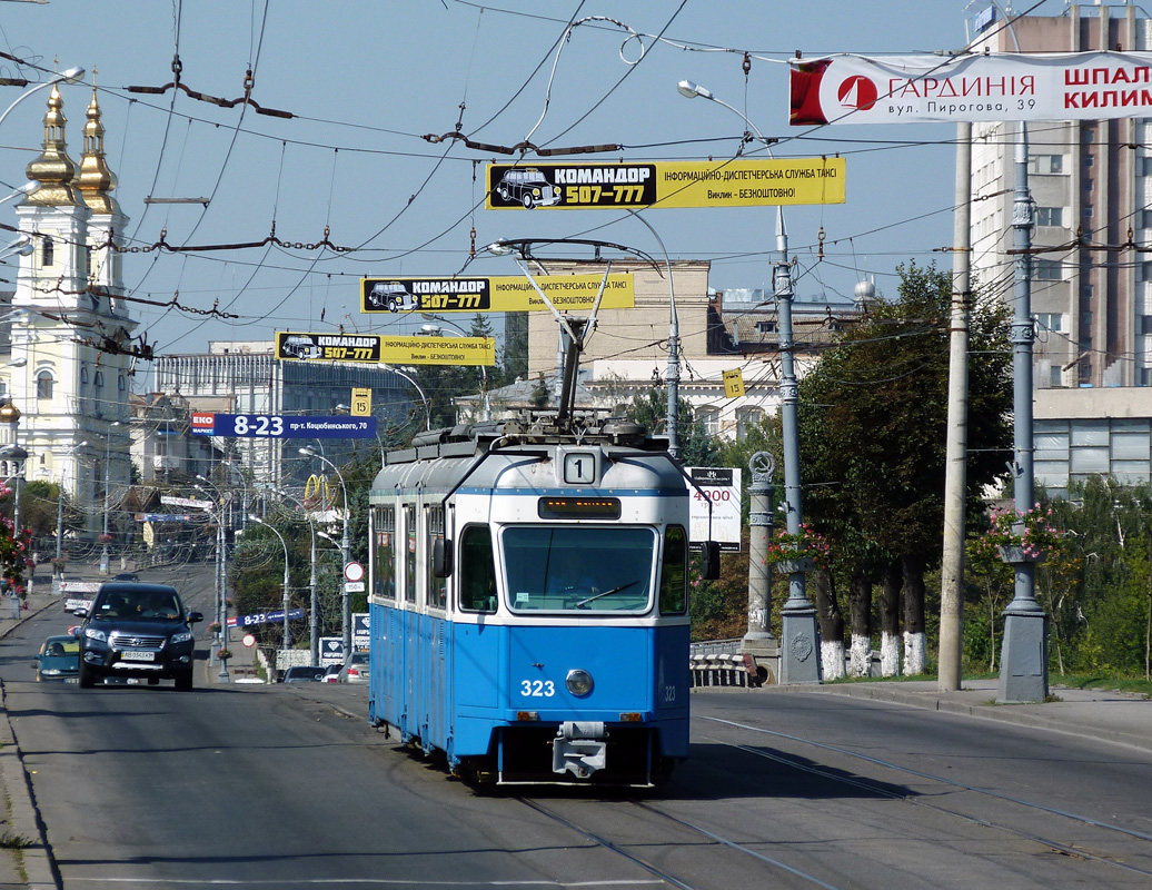 Винница, SWS/SIG/BBC Be 4/6 "Mirage" № 323