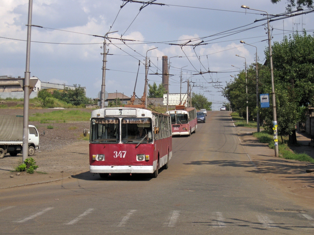 Алчевськ, ЗиУ-682В-012 [В0А] № 347; Алчевськ, ЗиУ-682Г [Г00] № 355