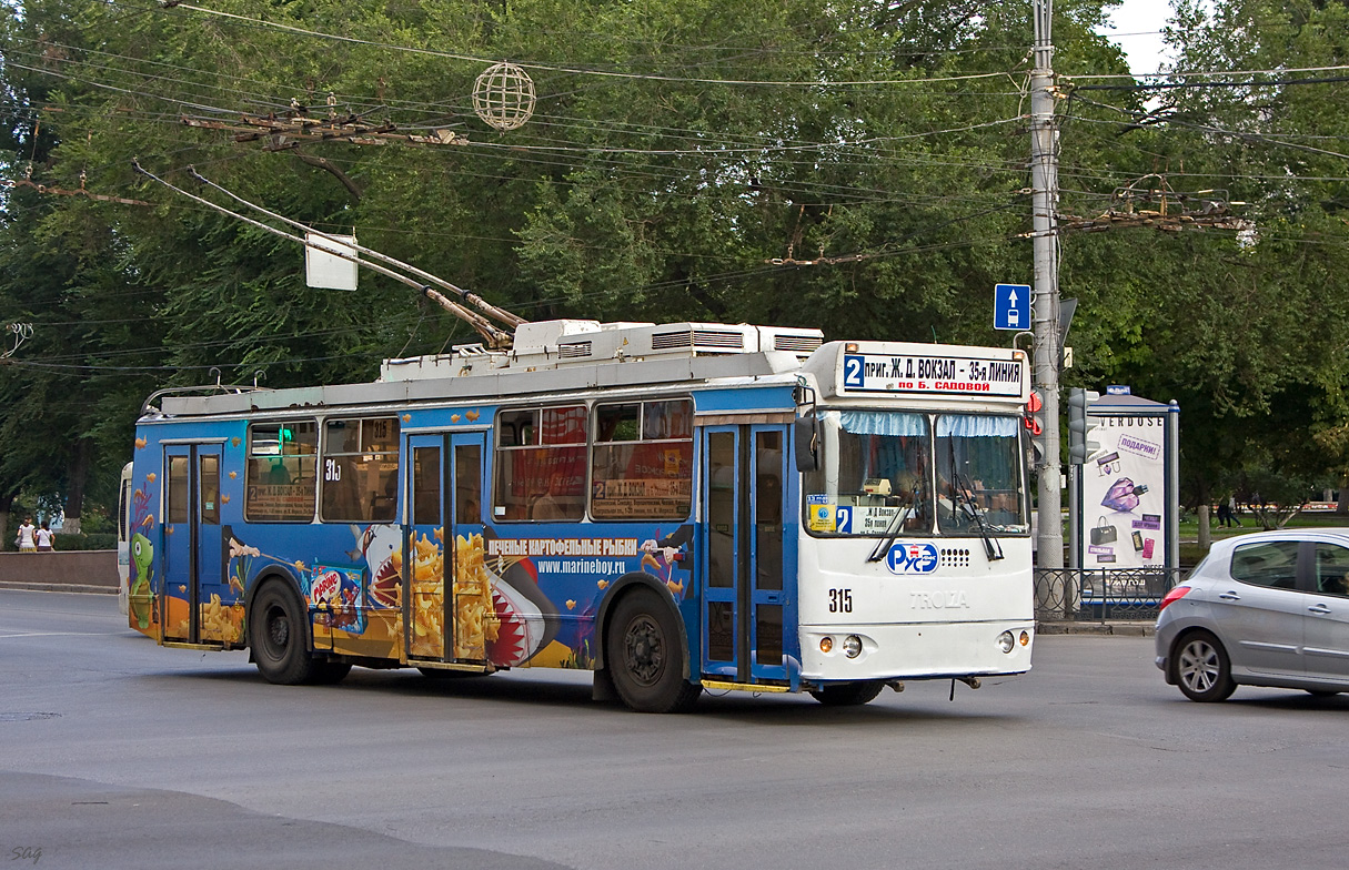 Ростов-на-Дону, ЗиУ-682Г-016.02 (с широкой 1-й дверью) № 315