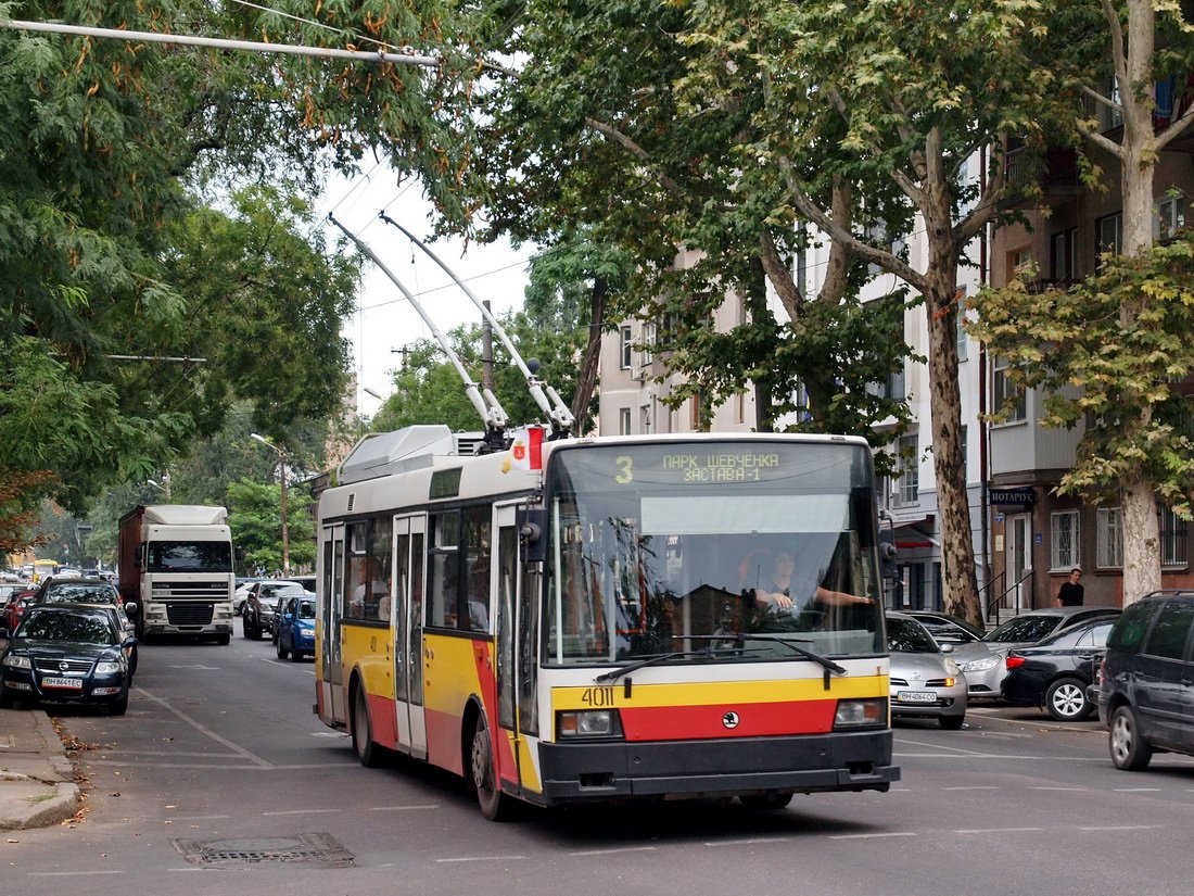 Одесса, Škoda 21Tr № 4011