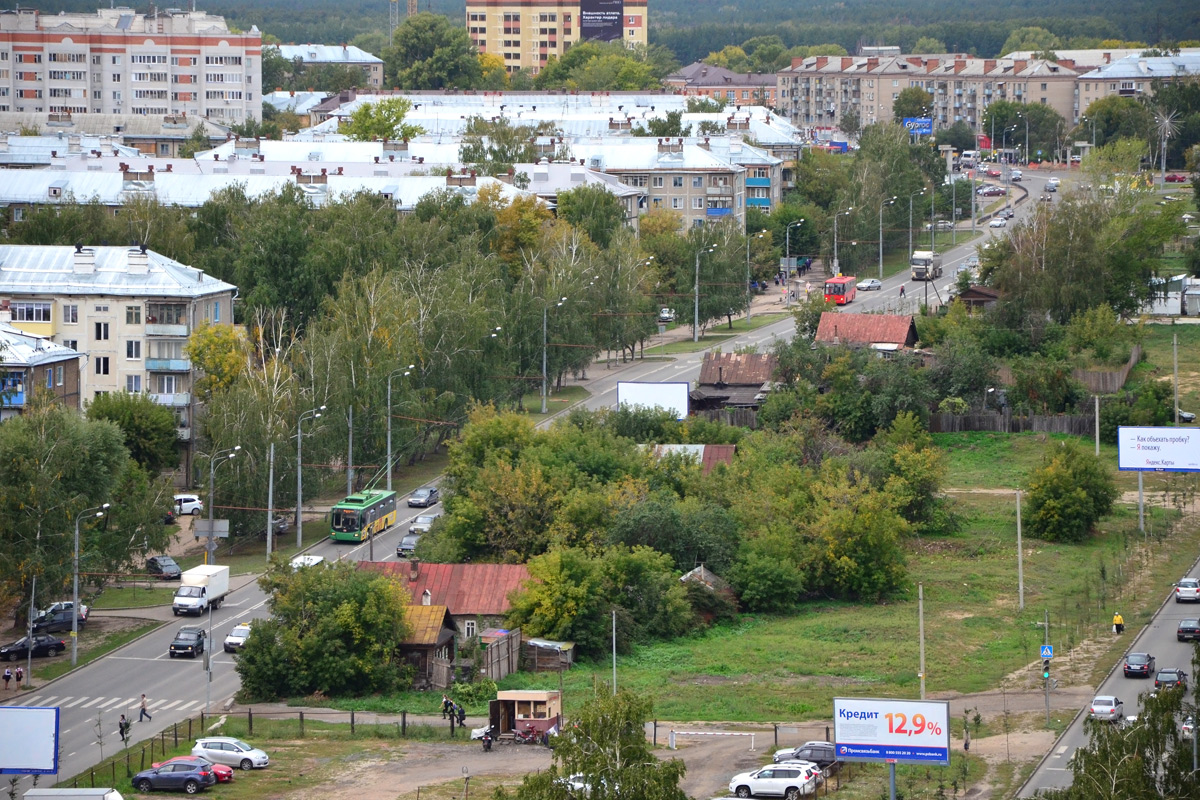 Казань — Линии ГЭТ [2] — Правый берег; Казань — Электротранспорт с высоты
