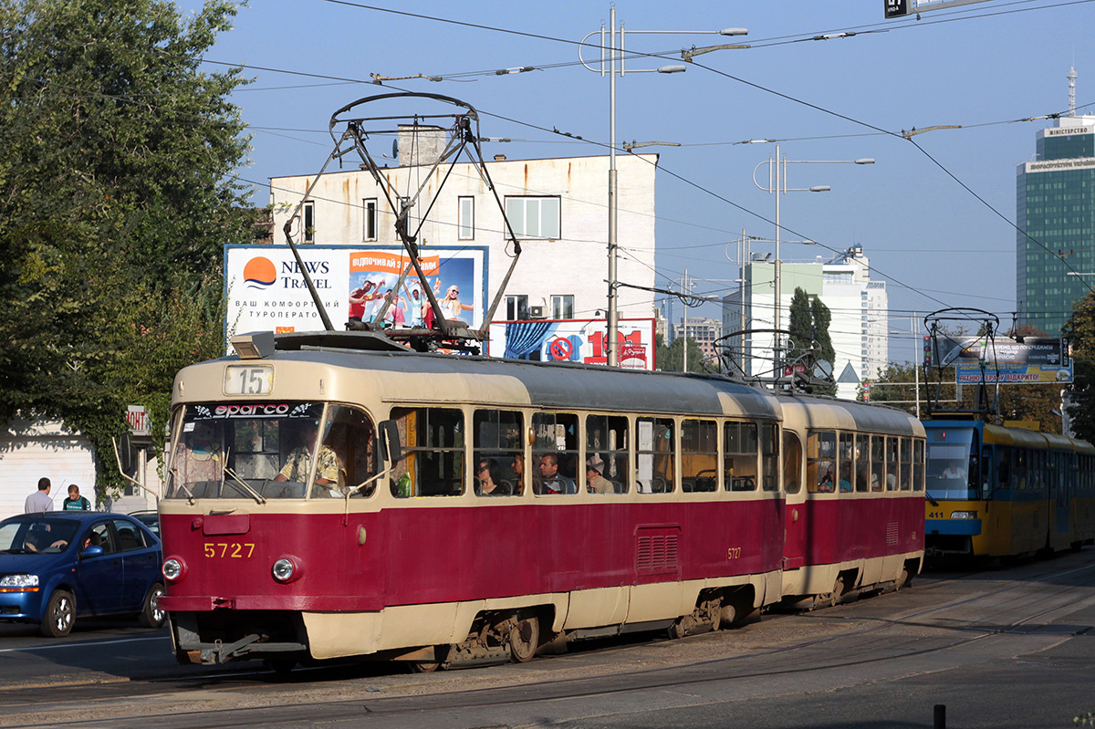 Киев, Tatra T3SU № 5727