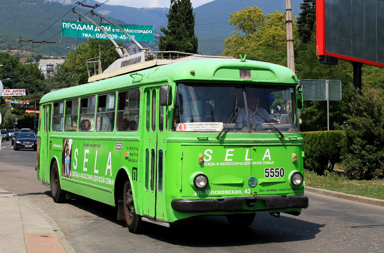 Крымский троллейбус, Škoda 9Tr21 № 5550