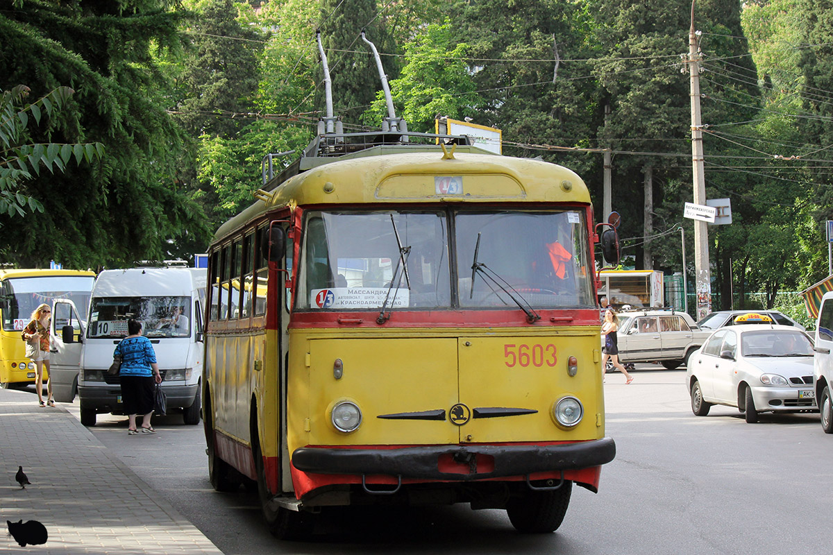 Крымский троллейбус, Škoda 9Tr24 № 5603