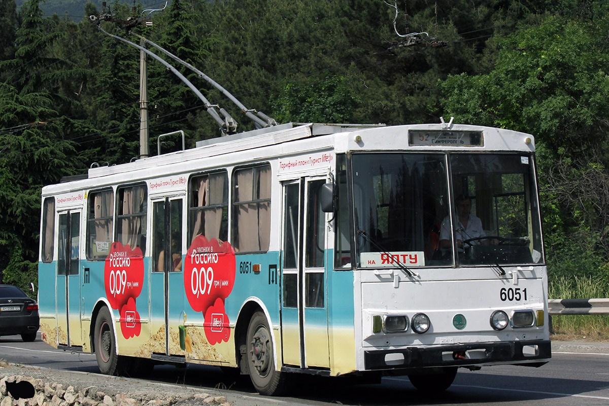 ყირიმის ტროლეიბუსი, Škoda 14Tr02/6 № 6051 ყირიმის ტროლეიბუსი, Škoda 14Tr02/6 № 6051