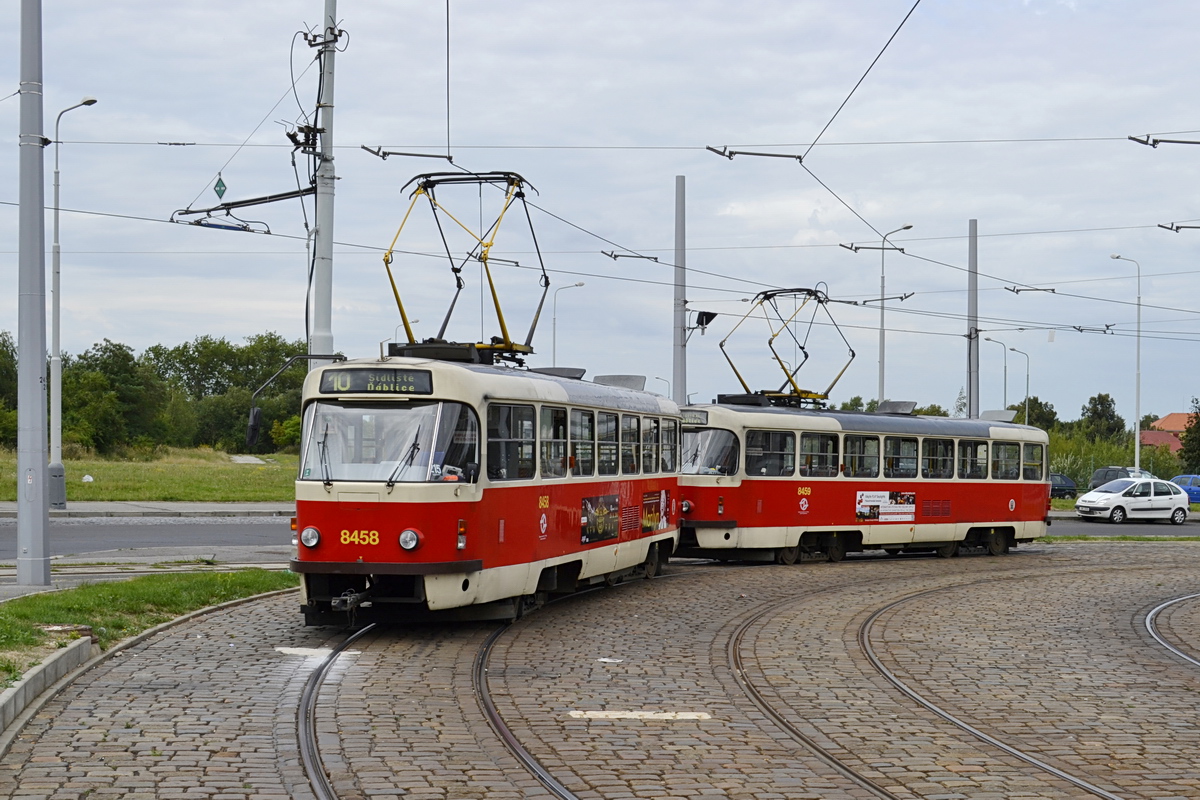 Прага, Tatra T3R.P № 8458
