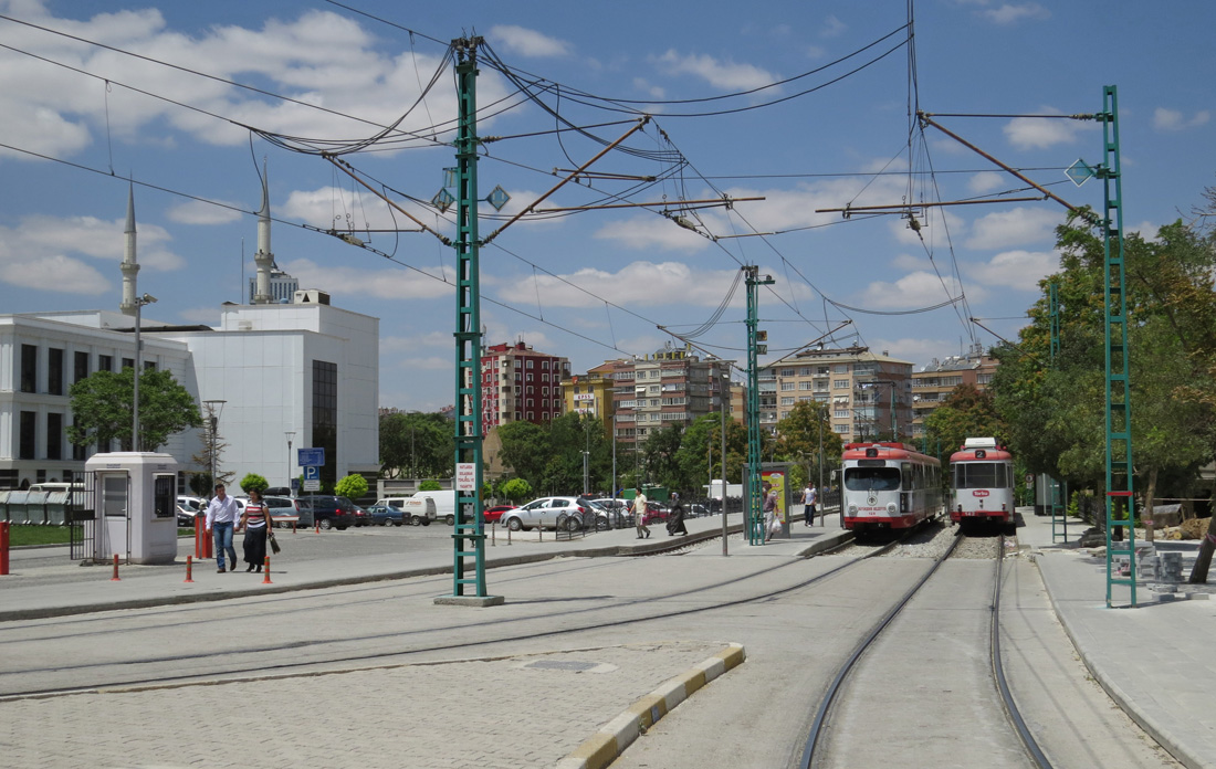 Конья — Трамвайные линии и инфраструктура
