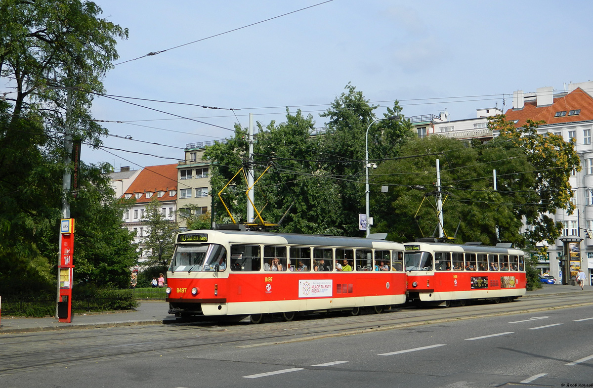 Прага, Tatra T3R.P № 8497