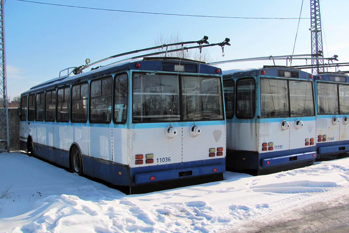Рига, Škoda 14Tr89/6 № 11036; Рига, Škoda 14Tr89/6 № 11191
