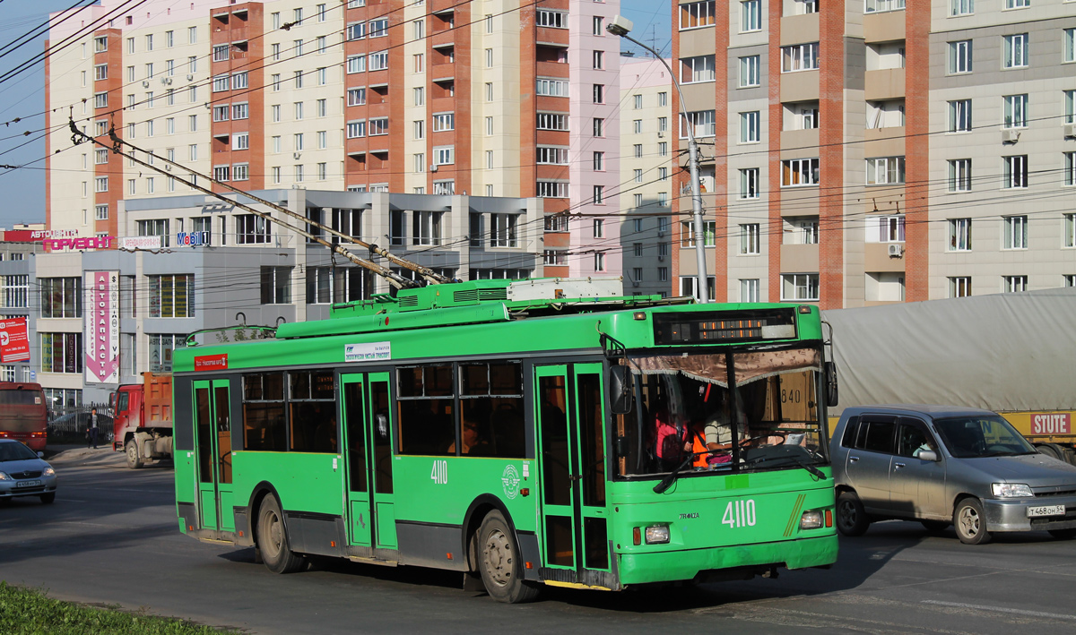 Новосибирск, Тролза-5275.06 «Оптима» № 4110 Новосибирск, Тролза-5275.06 «Оптима» № 4110